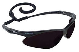  Nemesis Black Frame - Smoke Lens Anti Fog Glasses