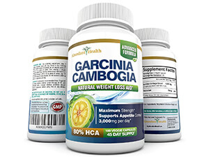 Abundant Health Brand 80% HCA 100% PURE Maximum Strength Garcinia Cambogia Extract