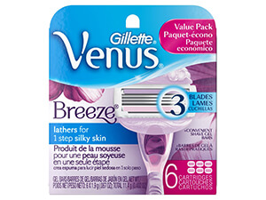 Gillette Venus Breeze Women's Tropical Scented Razor Blade