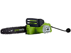 GreenWorks 20222 Corded 9-Amp Chainsaw, 14-Inch