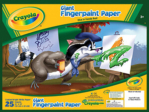 Crayola Giant Fingerpaint Paper, (99-3405)