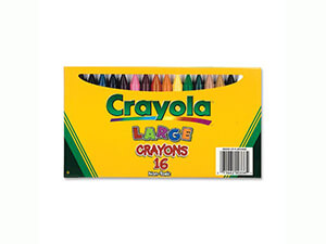 Crayola Large Crayons Box of 16 520336