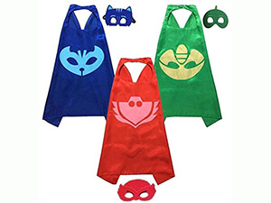 PJ Masks Costumes Catboy Owlette Gekko Mask with Cape