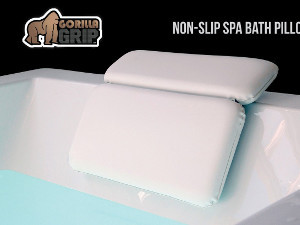 Gorilla Grip Non-Slip Bath Pillow with Two Panel