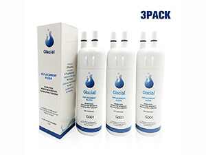 Glacial Pure Refrigerator Water Filter Replacement for EDR1RXD1, W10295370A, W10295370