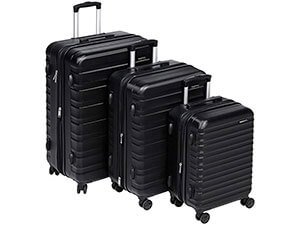 AmazonBasics Hardside Spinner Luggage - Multi-Piece Set