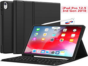 iPad Pro 12.9 Case with Keyboard 2018-3rd Gen